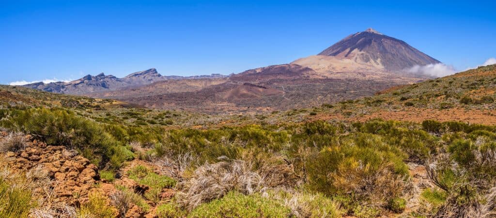 a picture of the Teide national park