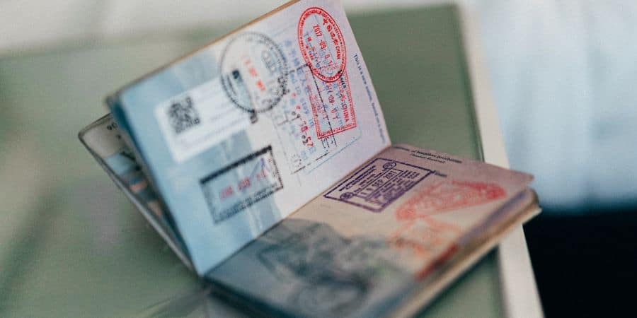 Visa stamps