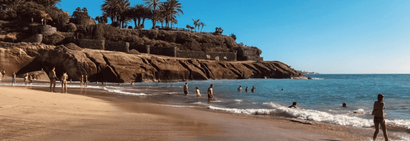 Playa del Duque beach, a place to relax and enjoy