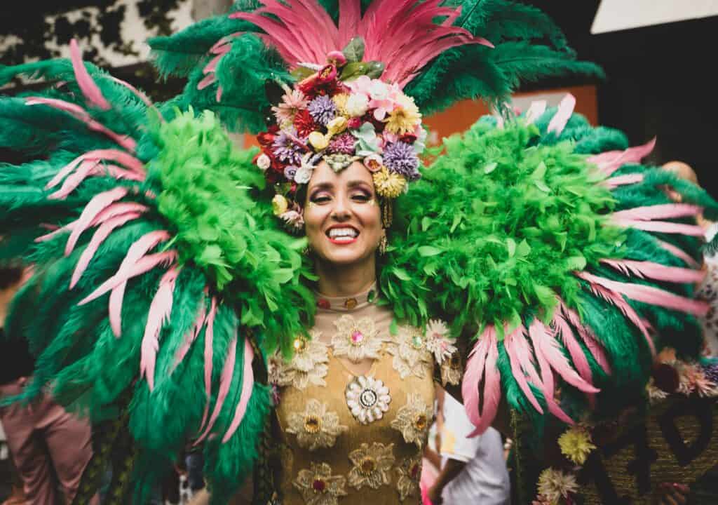 Dançarina do carnaval de Tenerife 
